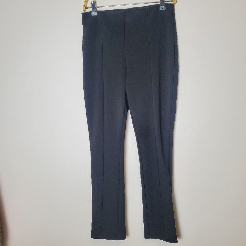 Mango MNG black Ribbed Legging Pants